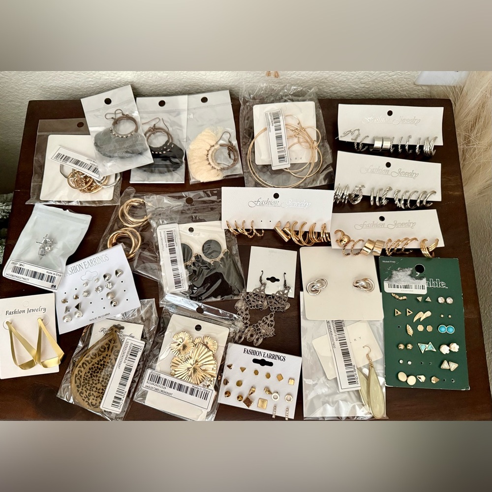 Earring assortment.